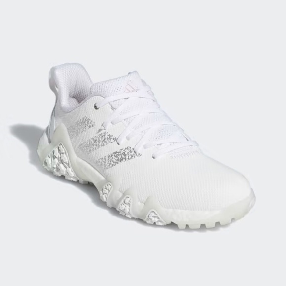 Adidas Women's Codechaos 22 Spikeless Golf Shoes White GX3933 Size 10 NEW - Picture 1 of 16